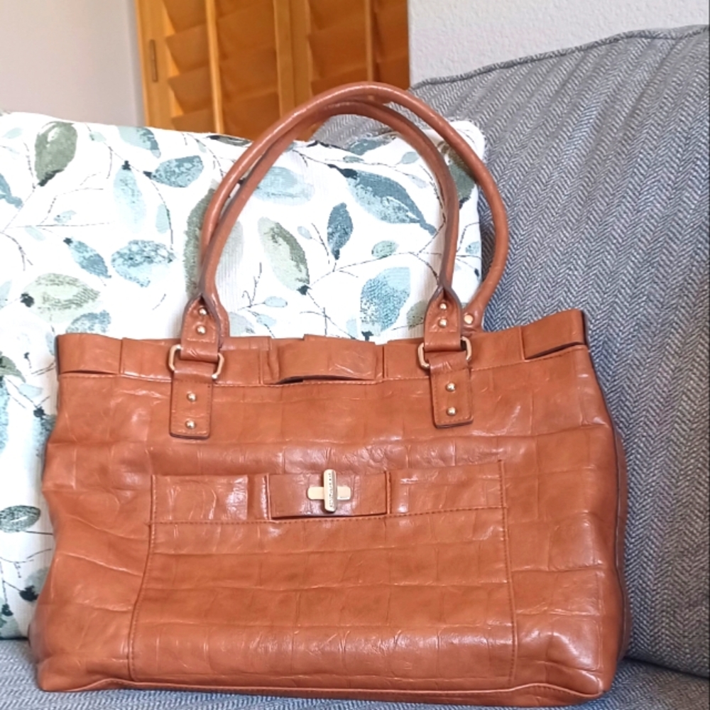 Liz Claiborne Tote/Work/Briefcase Bag With Laptop Sleeve Large